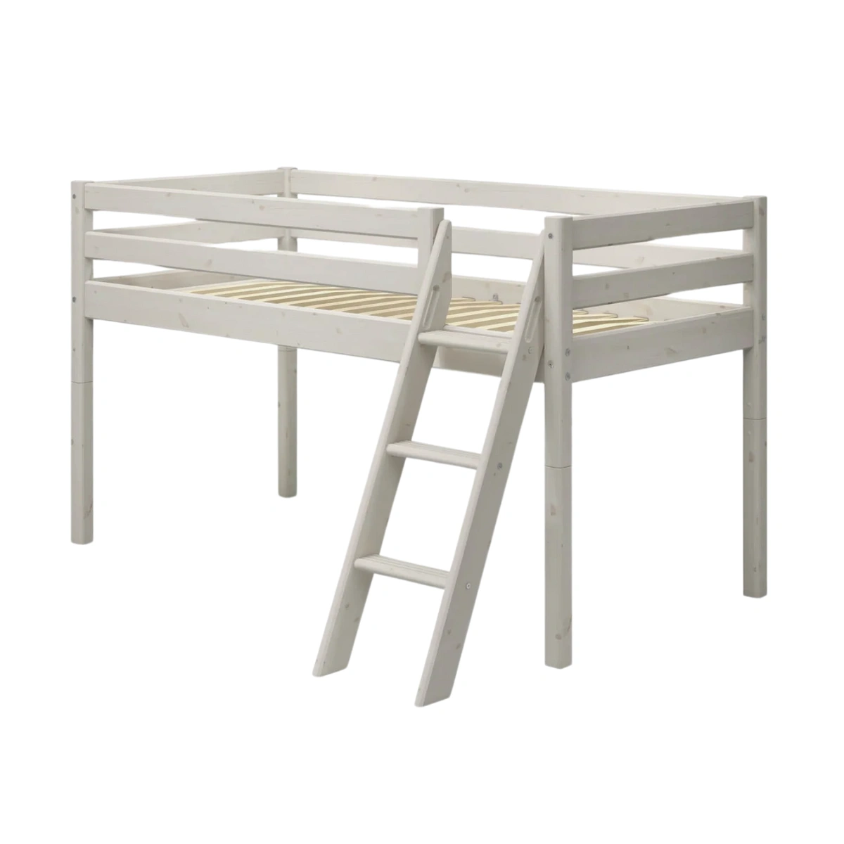 CLASSIC系列 斜梯半高床-白:圖片 4