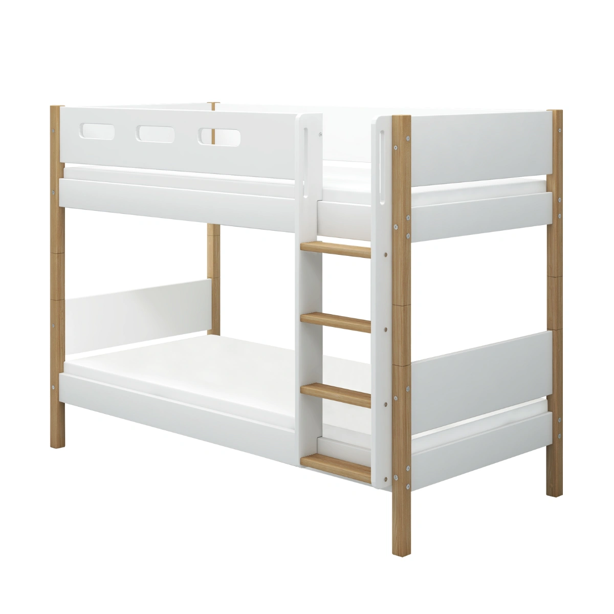 NOR系列 上下舖雙層床(鏤刻型護欄)-白橡木色