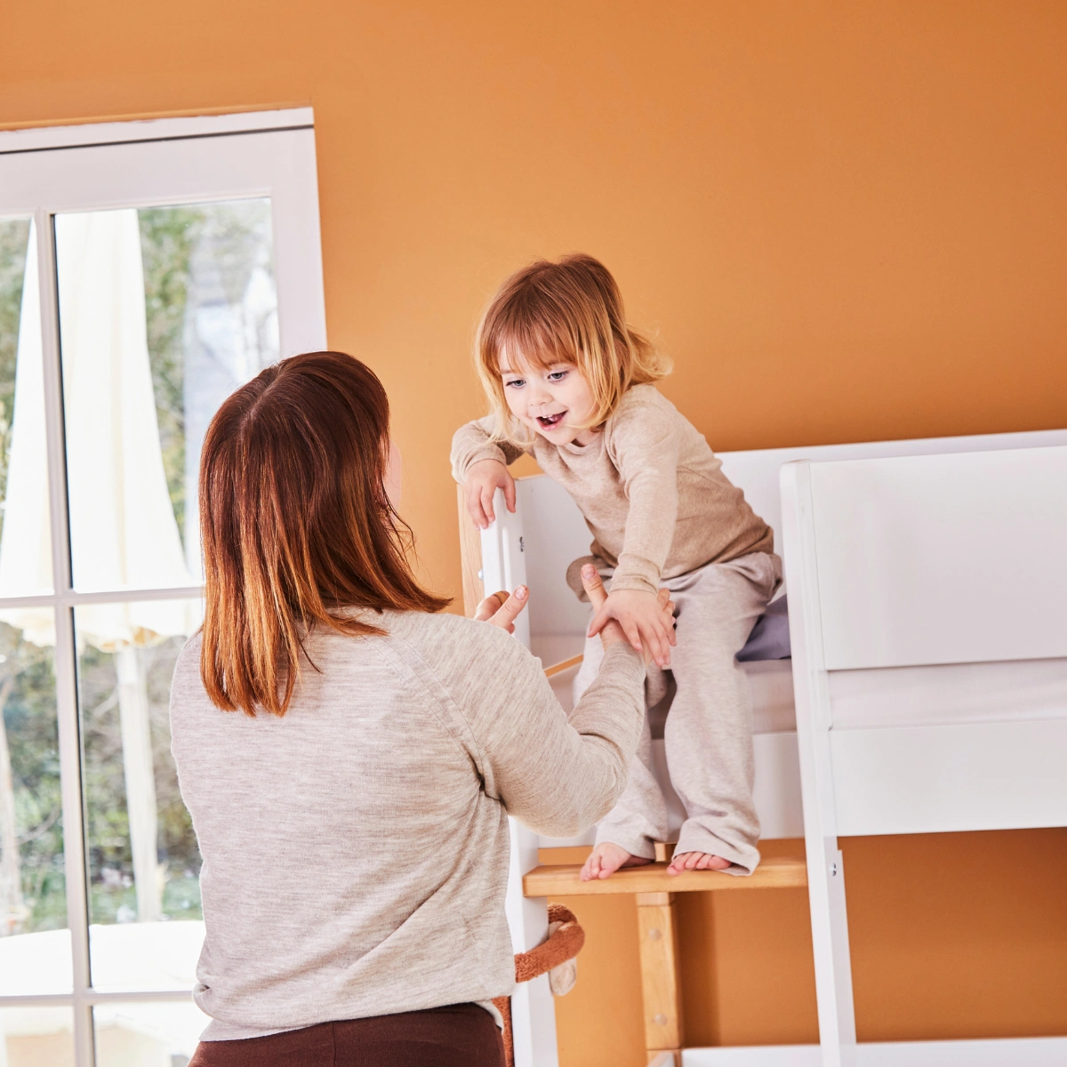 NOR系列 上下舖雙層床(鏤刻型護欄)-白橡木色:圖片 5