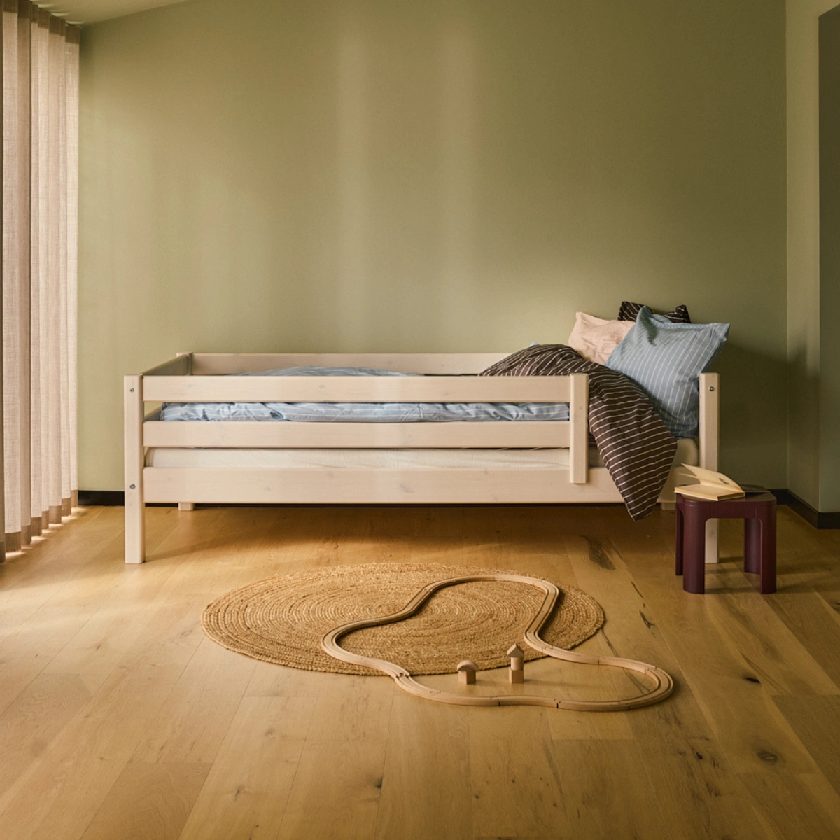 CLASSIC系列 兒童單人床(含護欄)-白:圖片 2