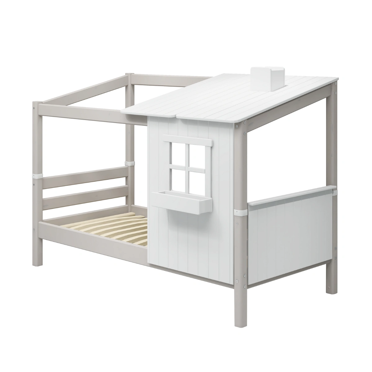 CLASSIC系列 兒童樹屋單人床(1/2面)-灰