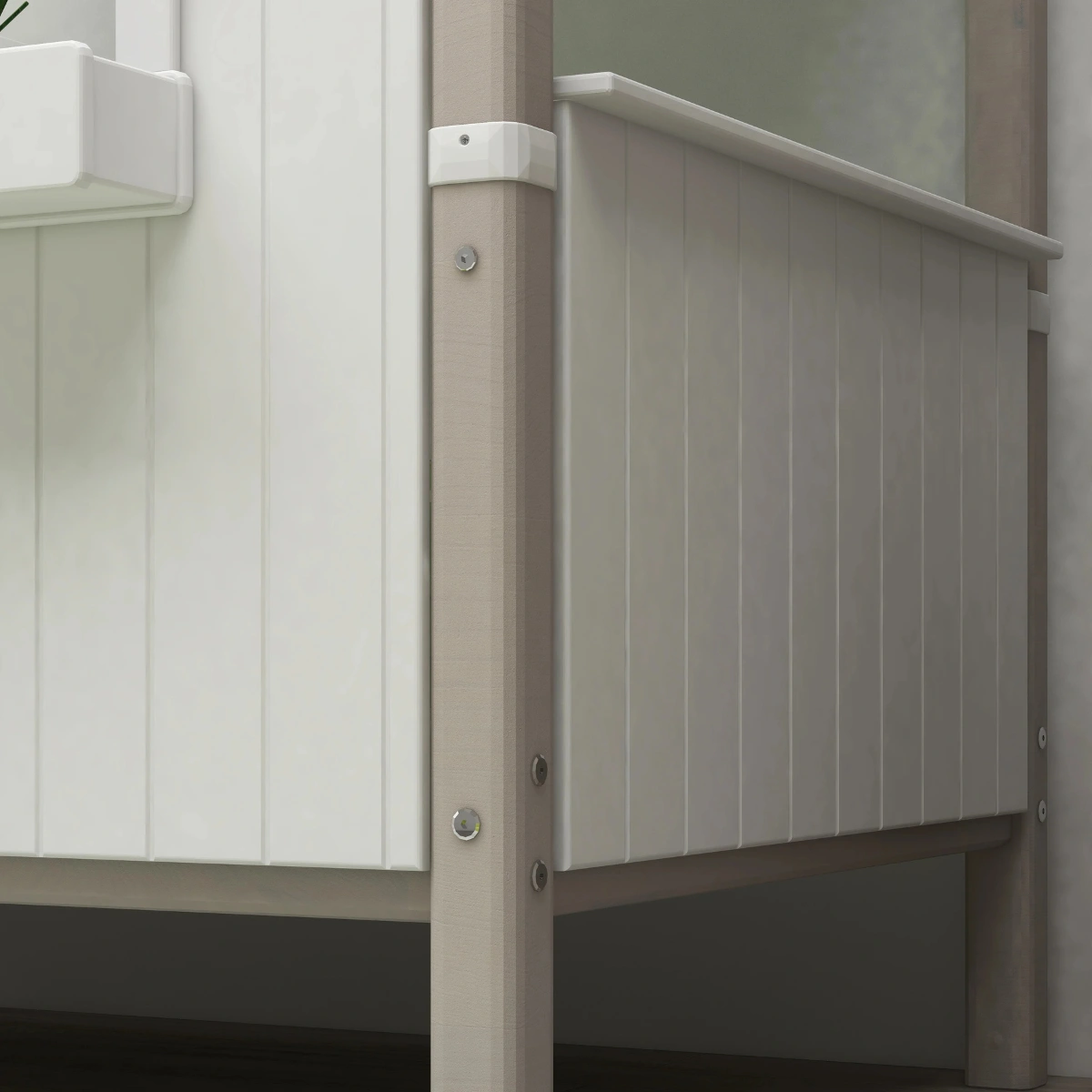 CLASSIC系列 兒童樹屋單人床(1/2面)-灰:圖片 3