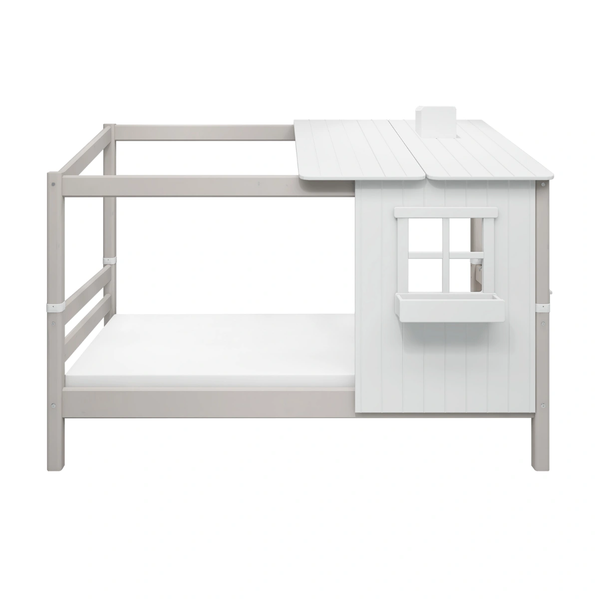 CLASSIC系列 兒童樹屋單人床(1/2面)-灰:圖片 6