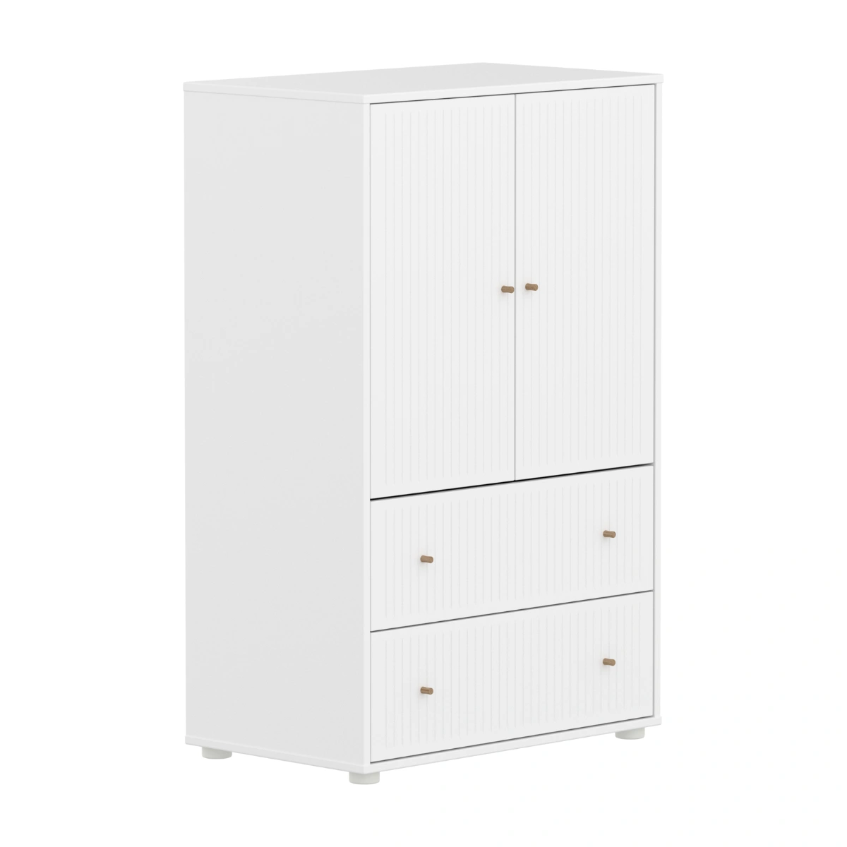 SAGA系列 2門2抽櫥櫃(直序型紋理)-白:圖片 6