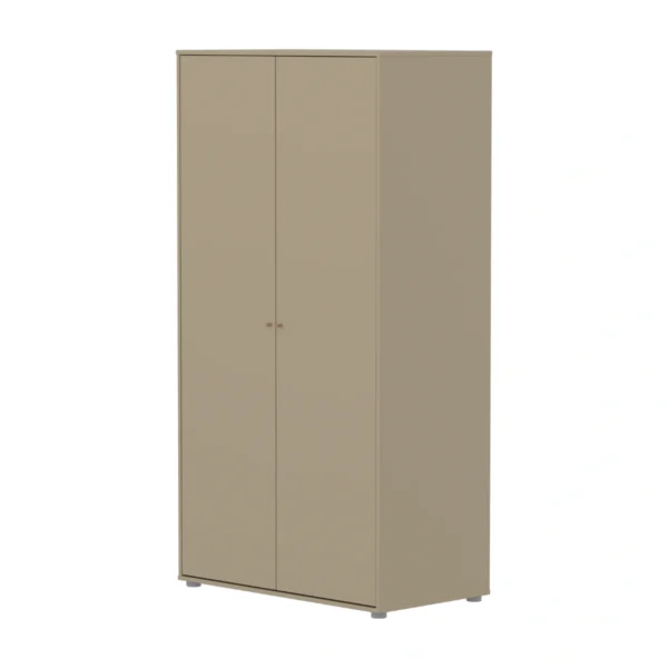 SAGA系列 雙門衣櫃(直序型紋理)-燕麥色