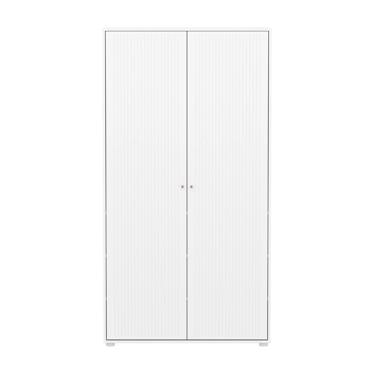 SAGA系列 雙門兒童衣櫃(直序型紋理)-白:圖片 7